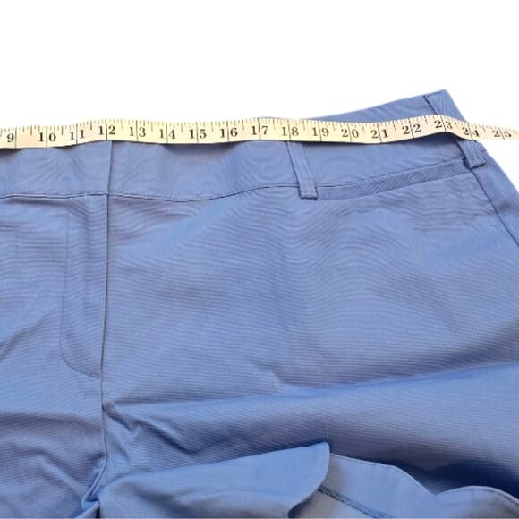 LANE BRYANT ALLIE Modern Stretch Blue Scallop Hem Short 24 Fits 24W‎ 3X New - Picture 5 of 10